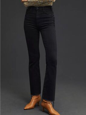 MOTHER Denim The Hustler Ankle Fray Jean in Encounters At Night Wash